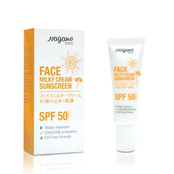 Nagano Face Cream with Milky Sunscreen Protection